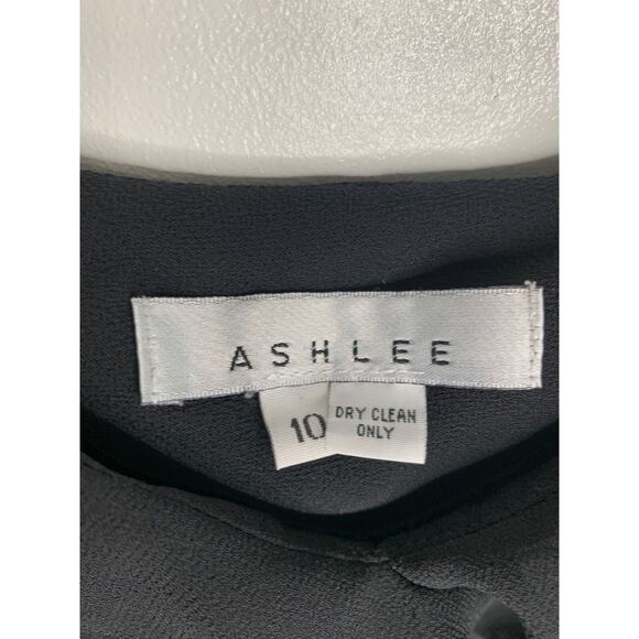 Ashlee Womens Black Ruffled Spaghetti Strap Top Size 10 - Picture 5 of 6